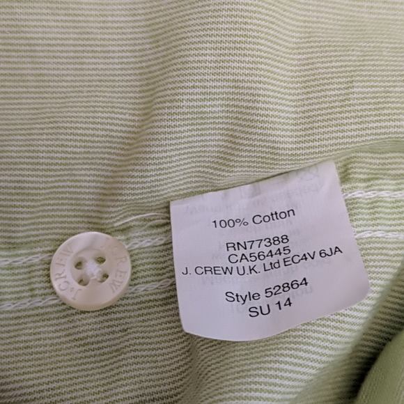 J. Crew Green Button Down Shirt - Picture 4 of 6